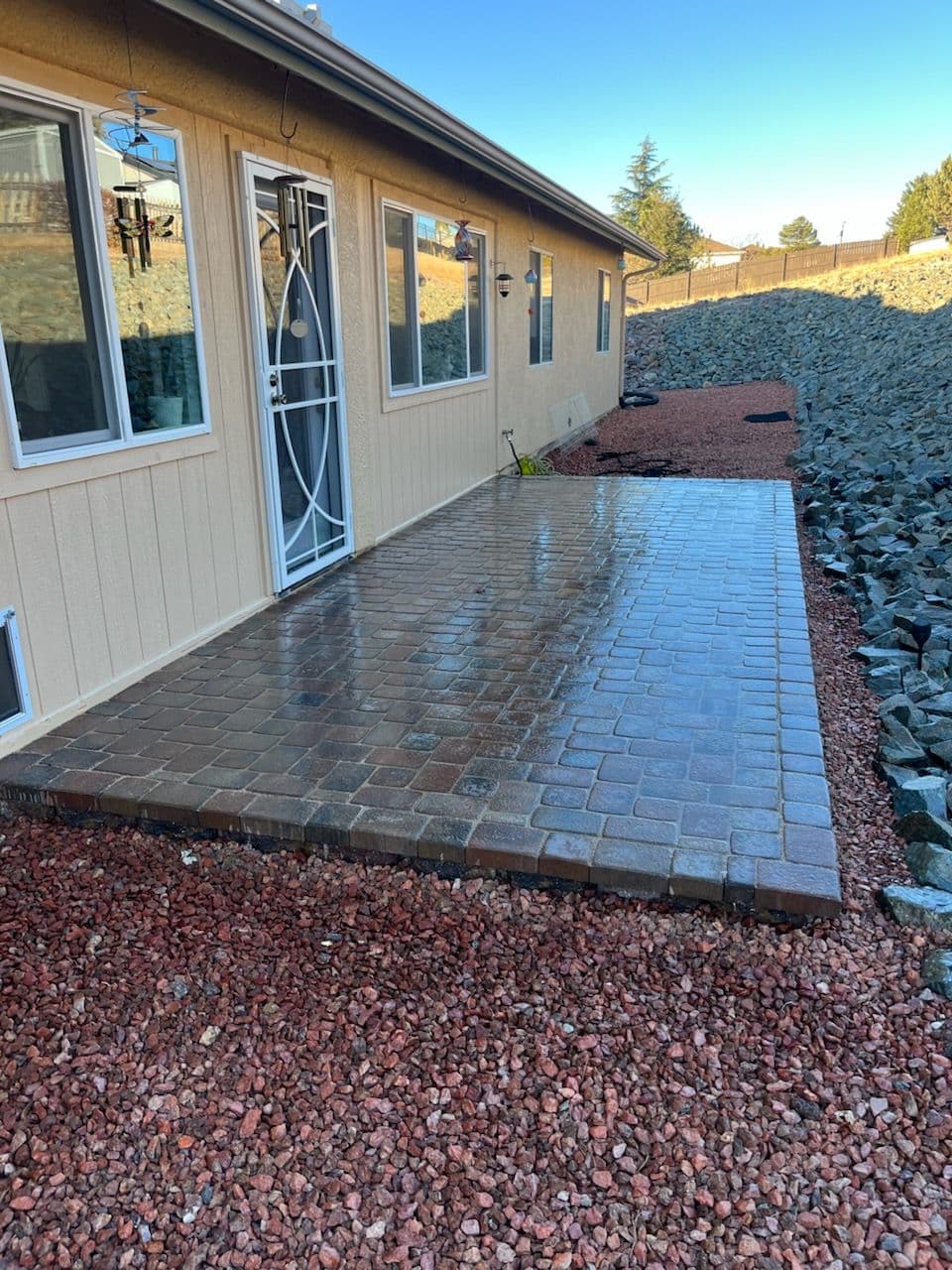 Raised Patio Installation image